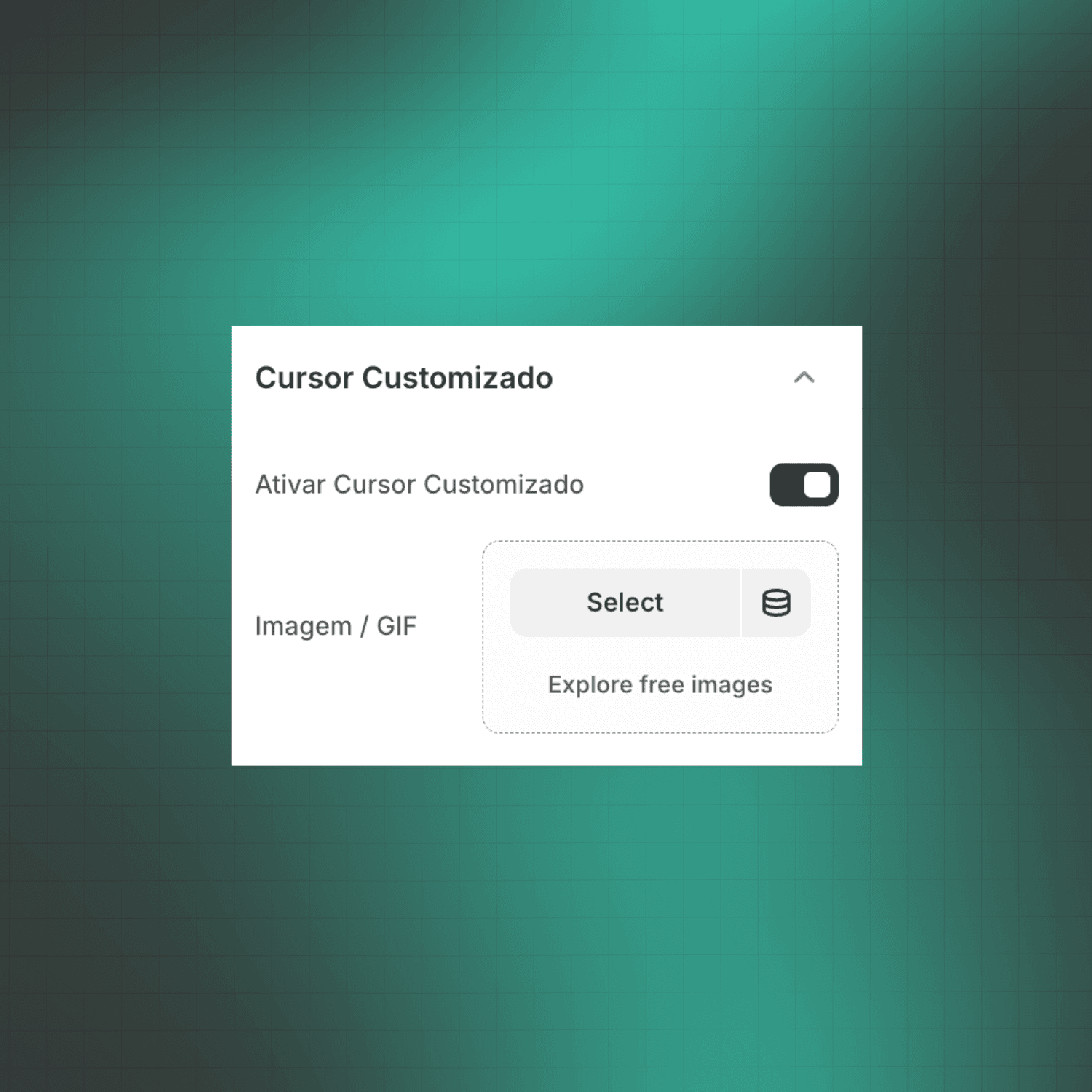 CURSOR CUSTOMIZADO